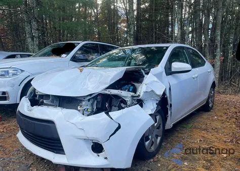 2014 Toyota Corolla L из США, поврежденный, VIN 2T1BURHE2EC035329